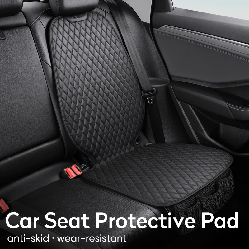 Infant Car Seat Cover - بو الجلود مقعد السيارة حامي للأطفال