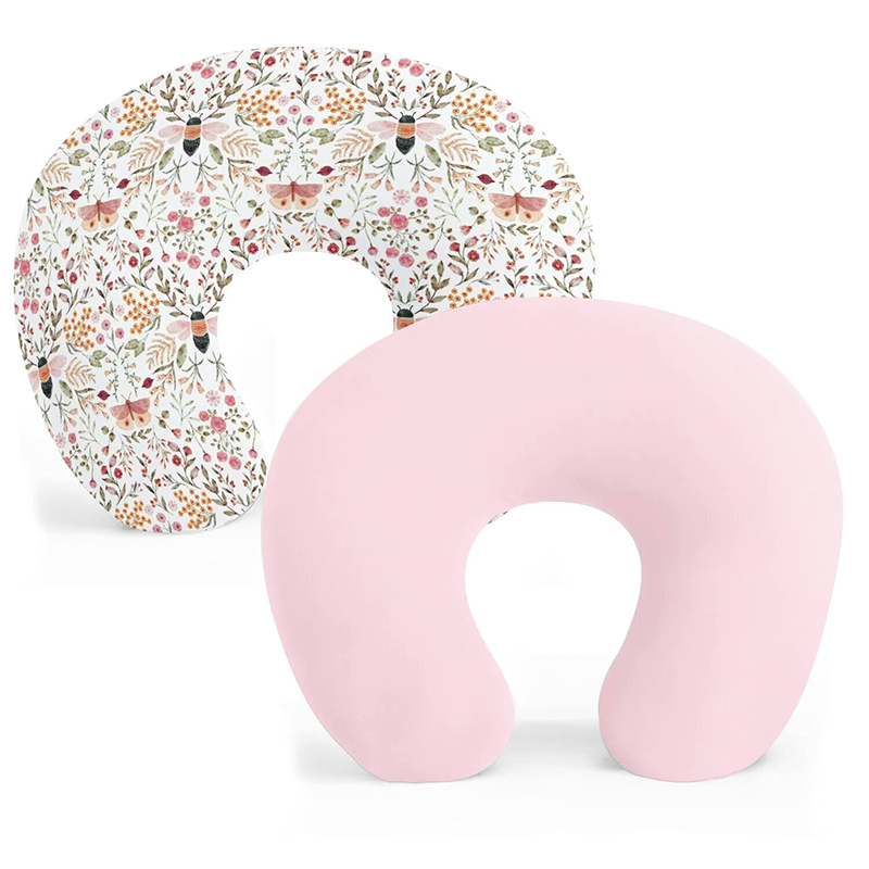 قطعتان من غطاء وسادة رضاعة الط - مراجعة Nursing Pillow Breastfeeding وسعره